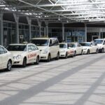 Taxis vor dem Airport